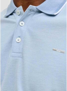 Polo Jack and Jones Azul Alves para homem.