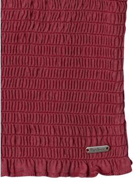 Top Pepe Jeans Georgina granate para menina