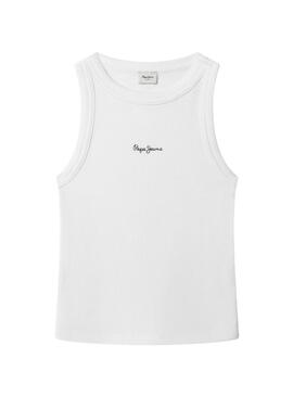 Camiseta Pepe Jeans Giselle branca para menina.