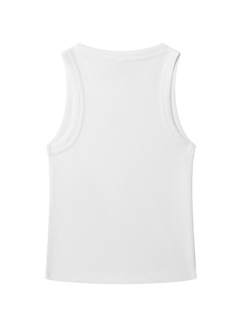 Camiseta Pepe Jeans Giselle branca para menina.