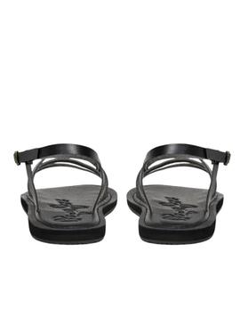 Sandália Pepe Jeans Rio Sand preta para mulher