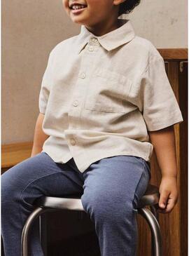 Camisa Name It Father tostado para menino