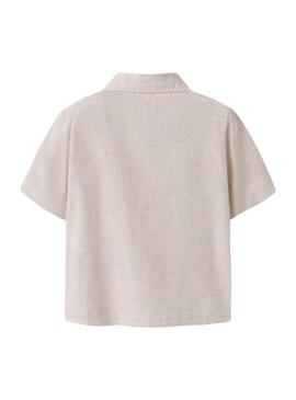 Camisa Name It Father tostado para menino