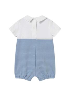 Macacão Mayoral azul céu para bebê menino