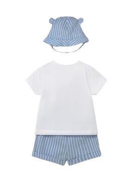 Conjunto de calção curto e boné Cielo