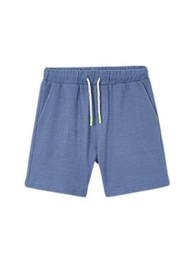 Bermudas Mayoral azul médio para menino.