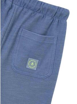 Bermudas Mayoral azul médio para menino.