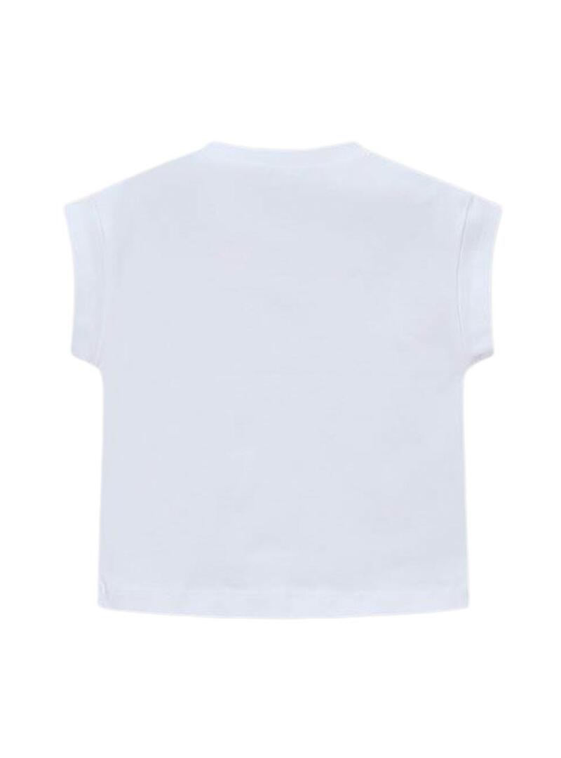 Camiseta Mayoral Modelo branco para menina