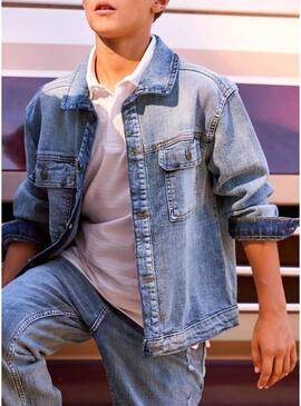 Jaqueta jeans Mayoral azul para menino