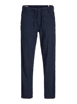Calça Jack and Jones Kane Bindi azul para homem