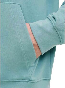 Moleton Jack and Jones Cole turquesa para homem