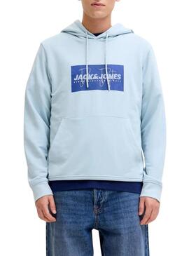 Moletom Jack and Jones Cole azul para homem