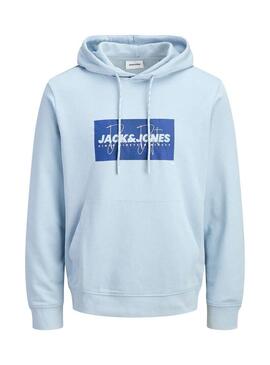 Moletom Jack and Jones Cole azul para homem