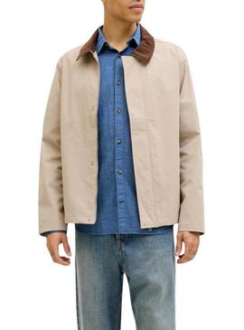 Camisa Jack and Jones Summer azul para homem