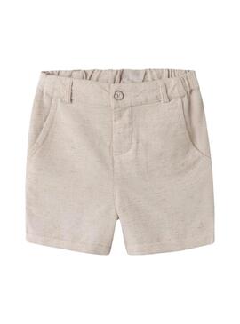 Bermudas Name It Father tostado para menino