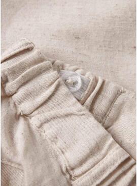 Bermudas Name It Father tostado para menino