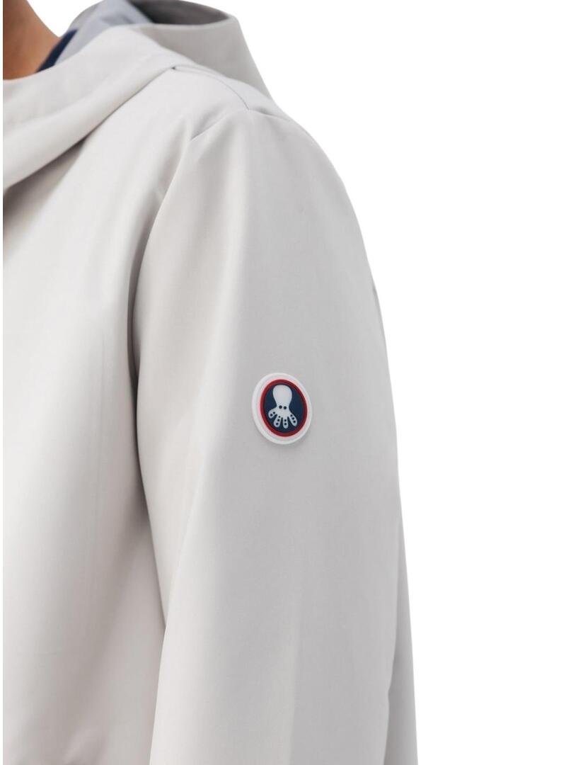 Parka El Pulpo impermeável bege para homem