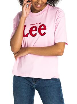 T-Shirt Lee Cansas Rosa Muller