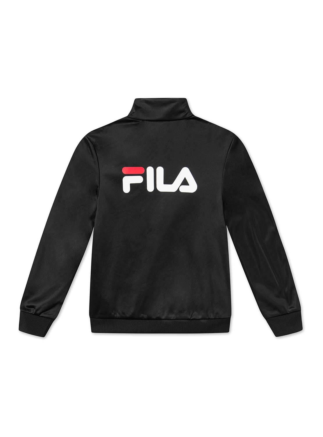 Casaca Fila Classic Zip preto Menino e Menina