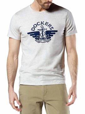 T-Shirt Dockers Alpha Cinza Homem