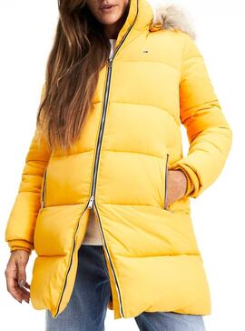 Casaco Tommy Jeans Modern Puffa Amarelo Mulher