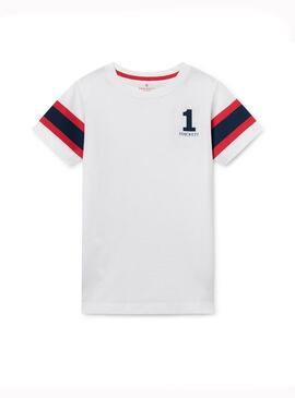 T-Shirt Hackett Sport Branco Menino
