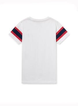 T-Shirt Hackett Sport Branco Menino