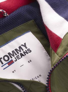 Bomber Tommy Jeans Verde essencial para Homem