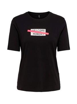 T-Shirt Only Mary Black Para Mulher
