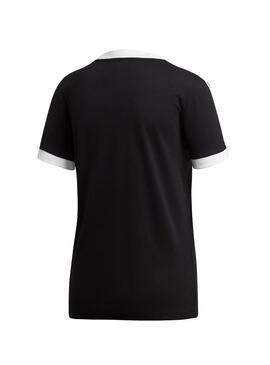 T-Shirt Adidas 3 STR Preto Para Mulher