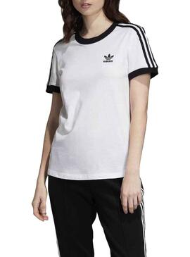 T-Shirt Adidas 3 STR Branco para Mulher