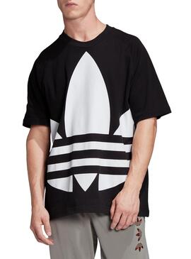T-Shirt Adidas Big Trefoil Preto Para Homem