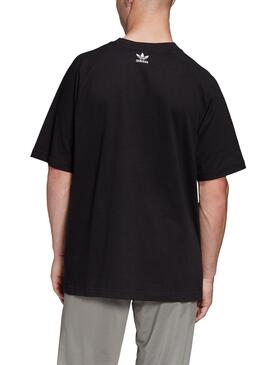 T-Shirt Adidas Big Trefoil Preto Para Homem