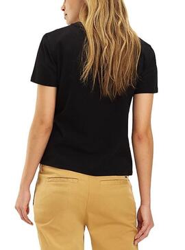 T-Shirt Tommy Jeans Classic Preto Mulher
