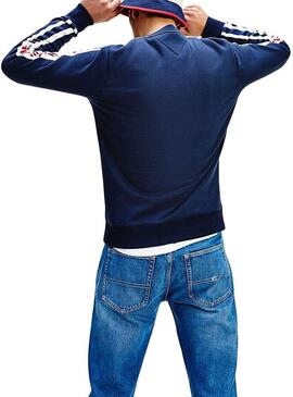 Sweat  Tommy Jeans Branded Azul Homem