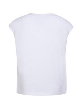 T-Shirt Pepe Jeans Trinity Branco Menina