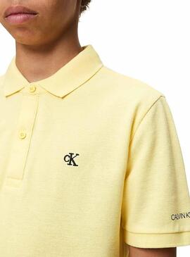 Pólo Calvin Klein Essential Yellow para Menino