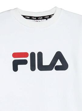 Sweat Fila Classic Logotipo branco para Meninos