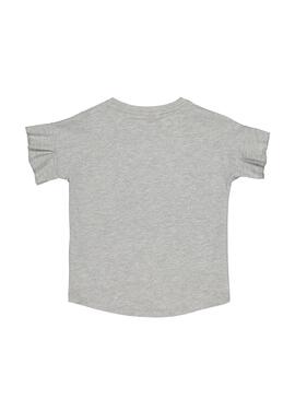 T-Shirt Name It Tinja Cinza para Menina