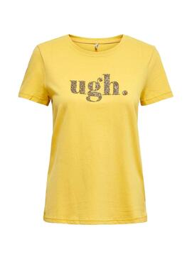T-Shirt Only Gita Amarelo para Mulher