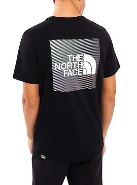 T-Shirt The North Face Rainbow Preto Homem