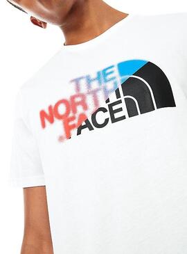 T-Shirt The North Face Logo Branco Homem