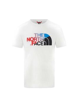 T-Shirt The North Face Logo Branco Homem