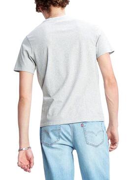 T-Shirt Levis Original Cinza Homem