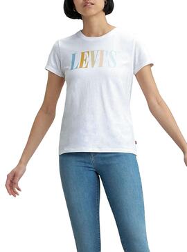T-Shirt Levis Perfect Serif Logo Multi Mulher