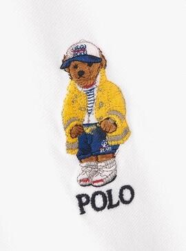 Polo Polo Ralph Lauren Urso Branco Homem
