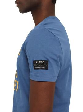 T-Shirt Ecoalf Natal Azul para Homem