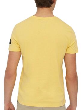 T-Shirt Ecoalf Natal Amarelo para Homem
