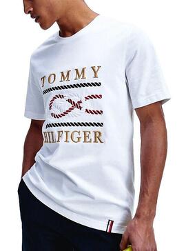 Camiseta Tommy Hilfiger Icon Blanco Para Hombre