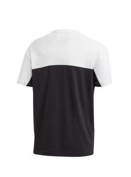 T-Shirt Adidas TEE Branco preto para Menimo e Menina
